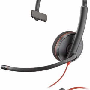 Plantronics Blackwire 3200 Mono Corded UC Headset With USB Connectivity