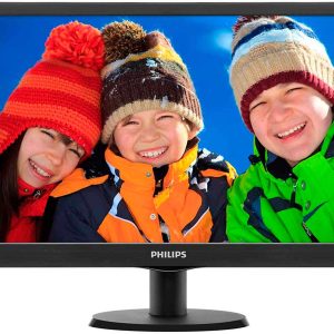 Philips 193V5LSB2 18.5 inch LCD/LED Monitor - Black