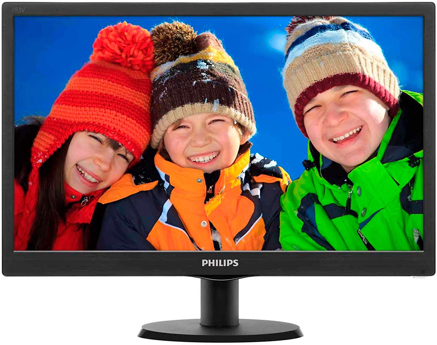 Philips 193V5LSB2 18.5 inch LCD/LED Monitor - Black