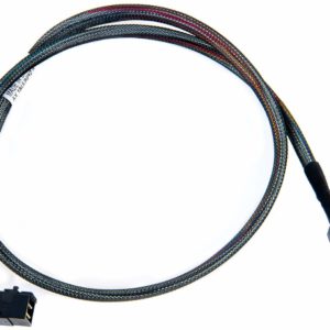 Adaptec 2281300-R 0.5 m Mini Serial Attached SCSI HD x4 to Mini Serial Attached SCSI x4 Internal Right Angle SAS Cable