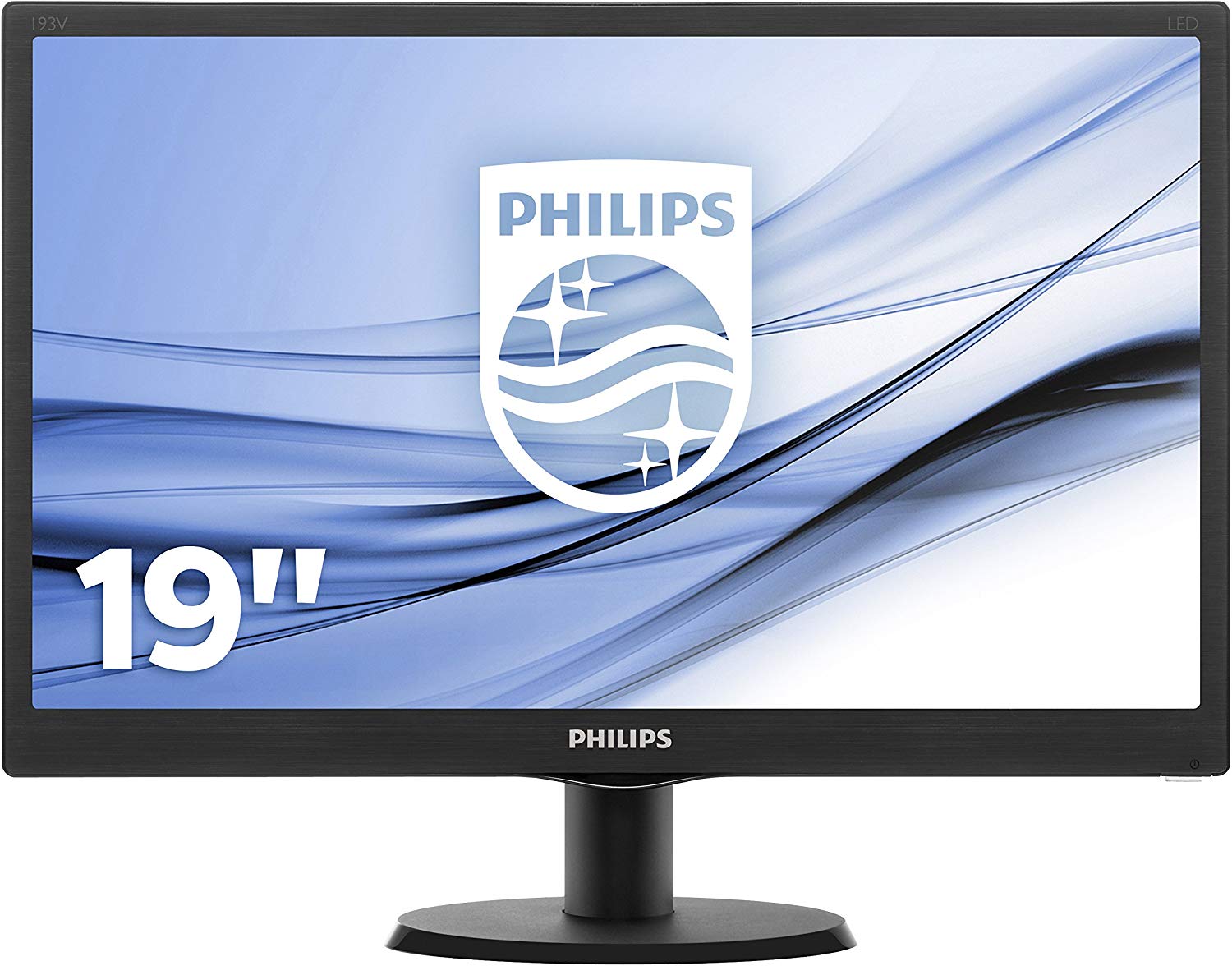 Philips 193V5LSB2 18.5 inch LCD/LED Monitor - Black - Image 2