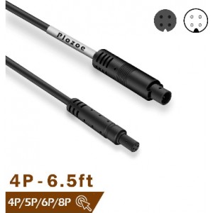 Backup Camera Extension Cable, 4 Pin 6.5 Ft/2M Dash Cam Cord Car Dash Camera Rear View Camera Cord Wires