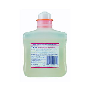 Cutan DUCFS39H Foam Hand Sanitiser Cartridge Refill, 1 L, Clear (Pack of 6)