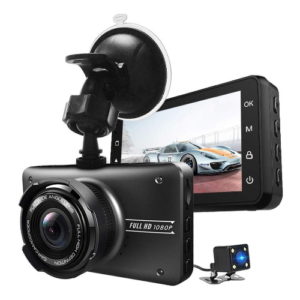 Dash Cam Front and Rear 1080P Full HD Dual Dash Camera In Car Camera,170 Wide Angle HDR with 3.0" LCD Display Night Vision Motion Detection and G-sensor,Loop Recording, Parking Monitor