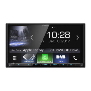 Kenwood DMX7017DABS AV Receiver with Bluetooth, Black
