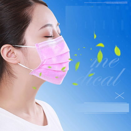 50 pcs Wholesale products 3 ply disposable white surgical ear-loop face mask