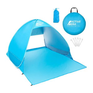 Active Era® Pop Up Beach Tent - Rated UPF 50+ for UV Sun Protection - Includes Carry Travel Bag & Tent Pegs