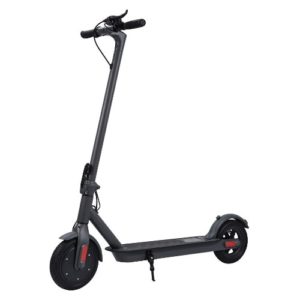 Geterkey Electric Scooter, 25 km Long-Range, Up to 25 km/h with 8.5 inch Solid Rubber Tires, Portable and Folding E-Scooter for Adults and Teenagers